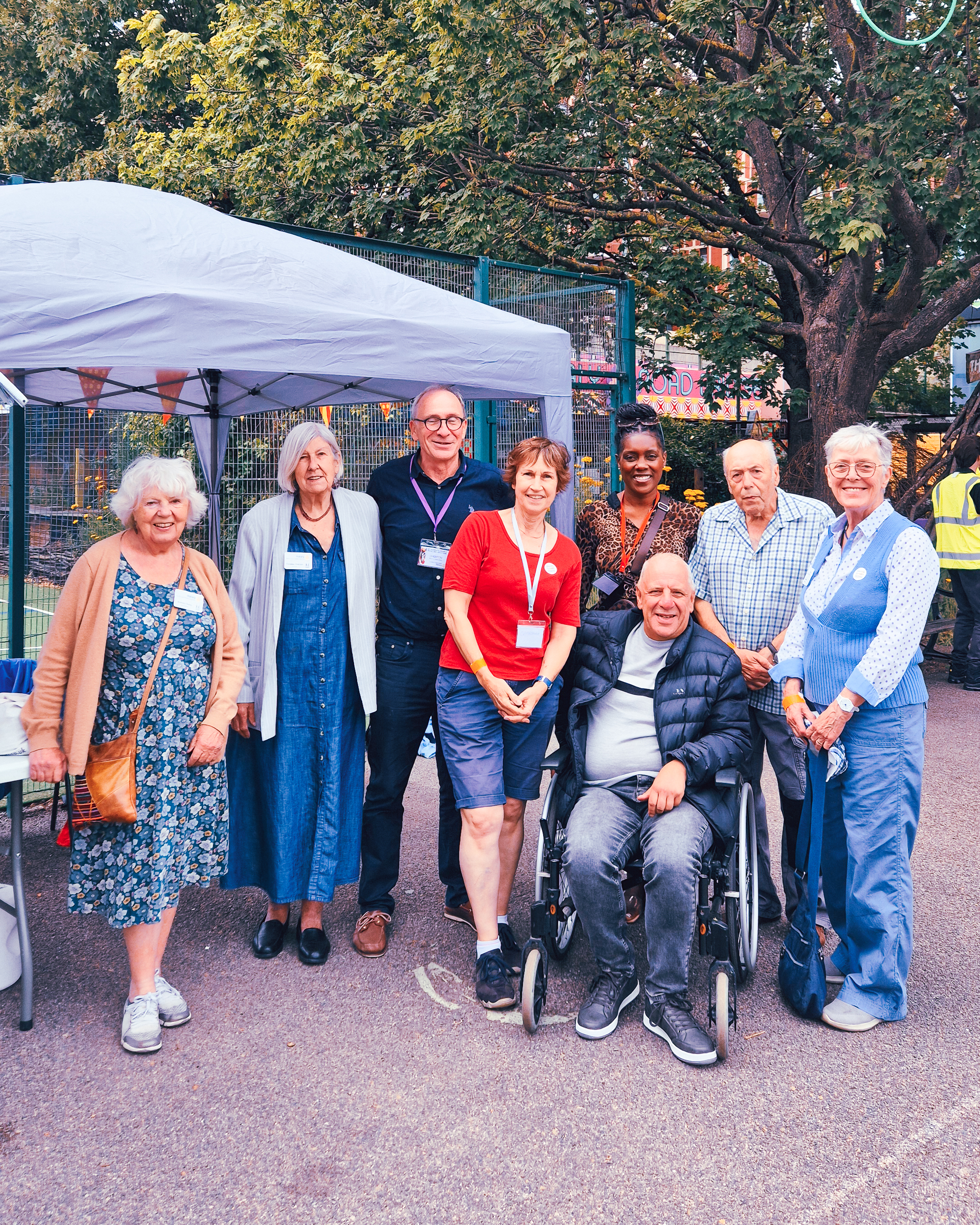 Nine Elms Music & Arts Team on duty!