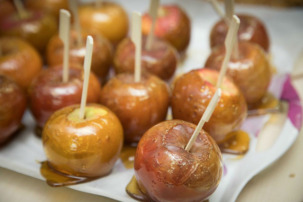 Agape banquet toffee apples. Photo: nineelmslondon.com