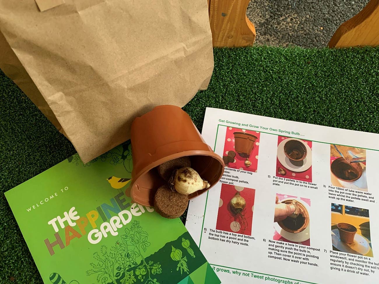 Happiness Garden Launch Kit for local children